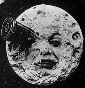 Tvář Měsíce podle Georgese Mélièse
