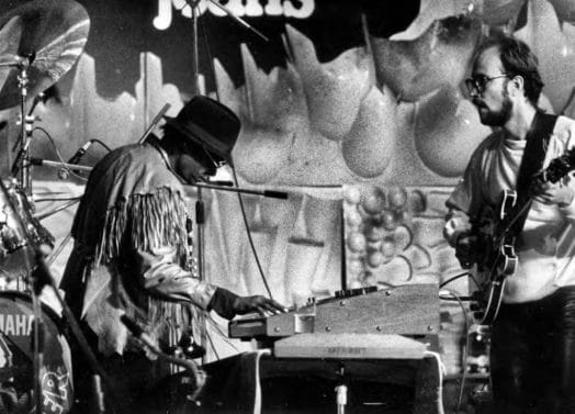 Miles Davis a John Scofield, Varšava 1983 (Foto Vladimír Kouřil)